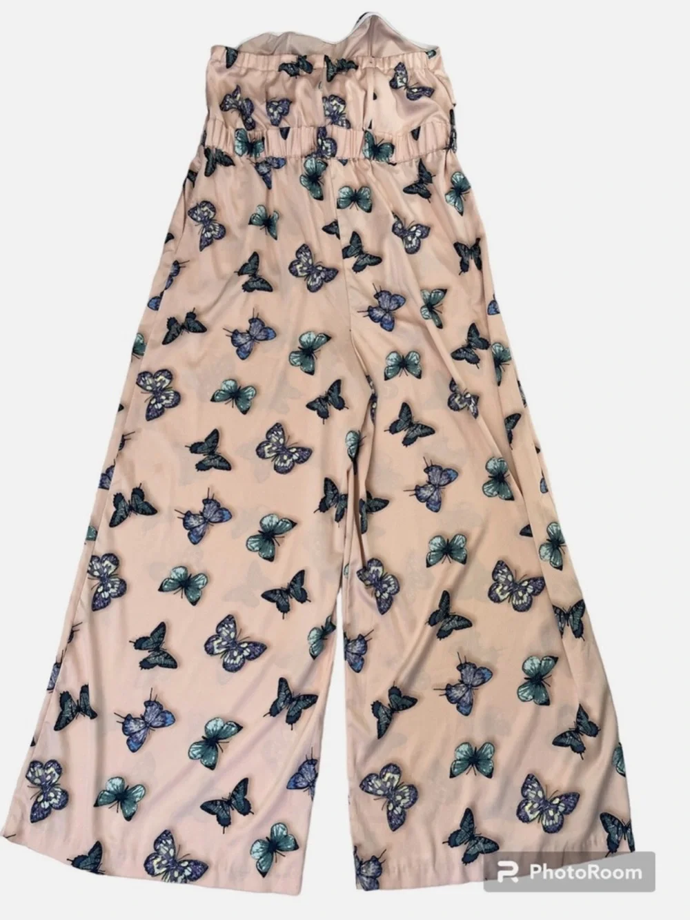 NWT NINA PARKER butterfly Plus Size Strapless Jumpsuit 20w  $120 msrp - Picture 3 of 5